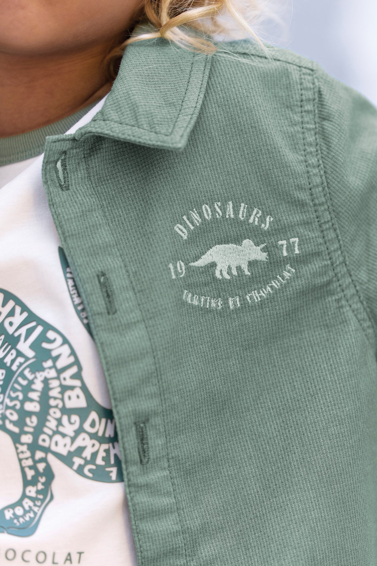 Giacca: esploratore di cotone kaki