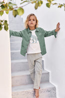 Giacca: esploratore di cotone kaki