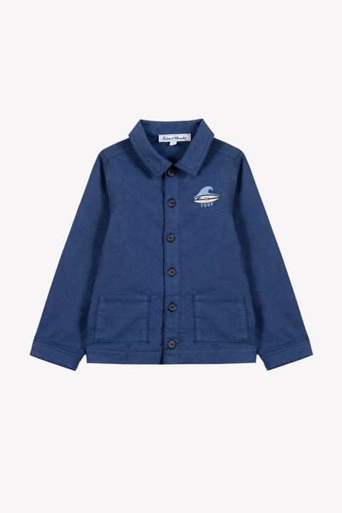 Veste - Indigo coton surfeur - Image principale