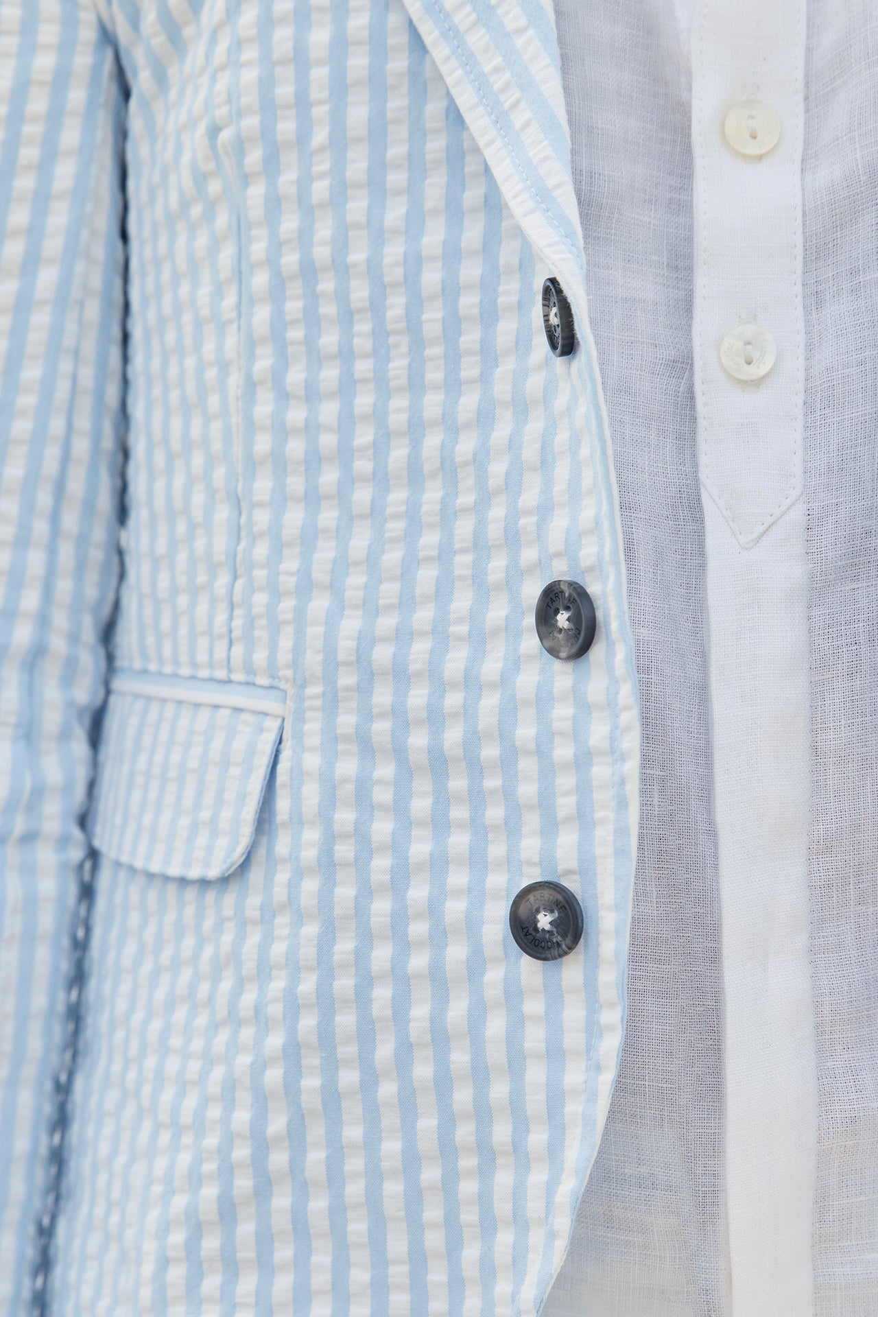 Jacke - Blau Wolke Zeremonie