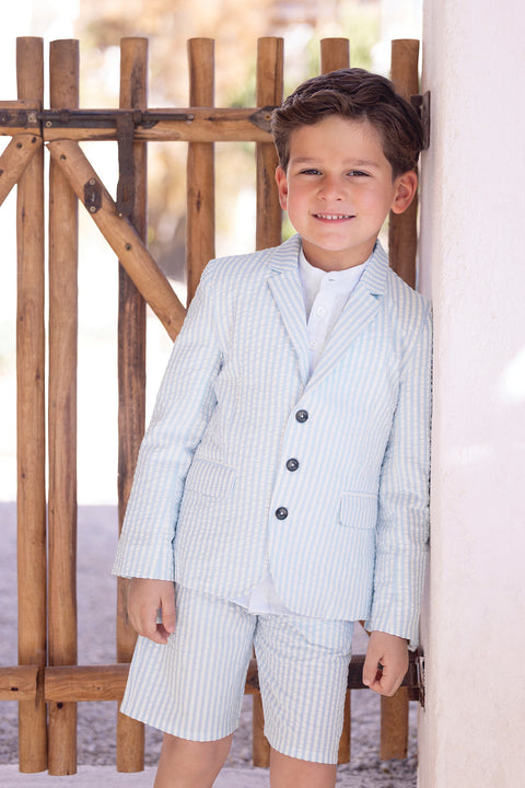 Veste - Bleu nuage cérémonie - Image principale