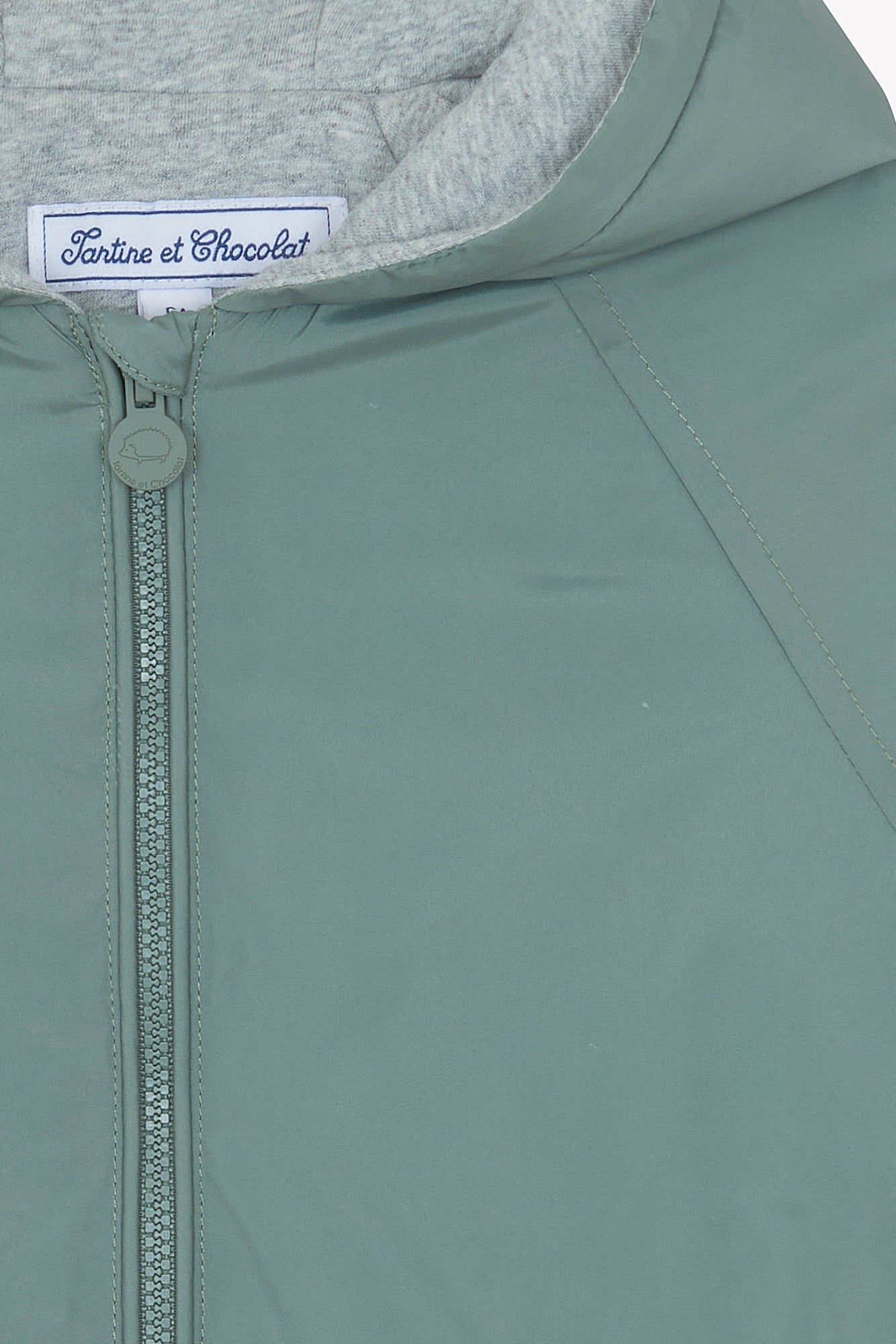 Giacca a vento: foderata color kaki