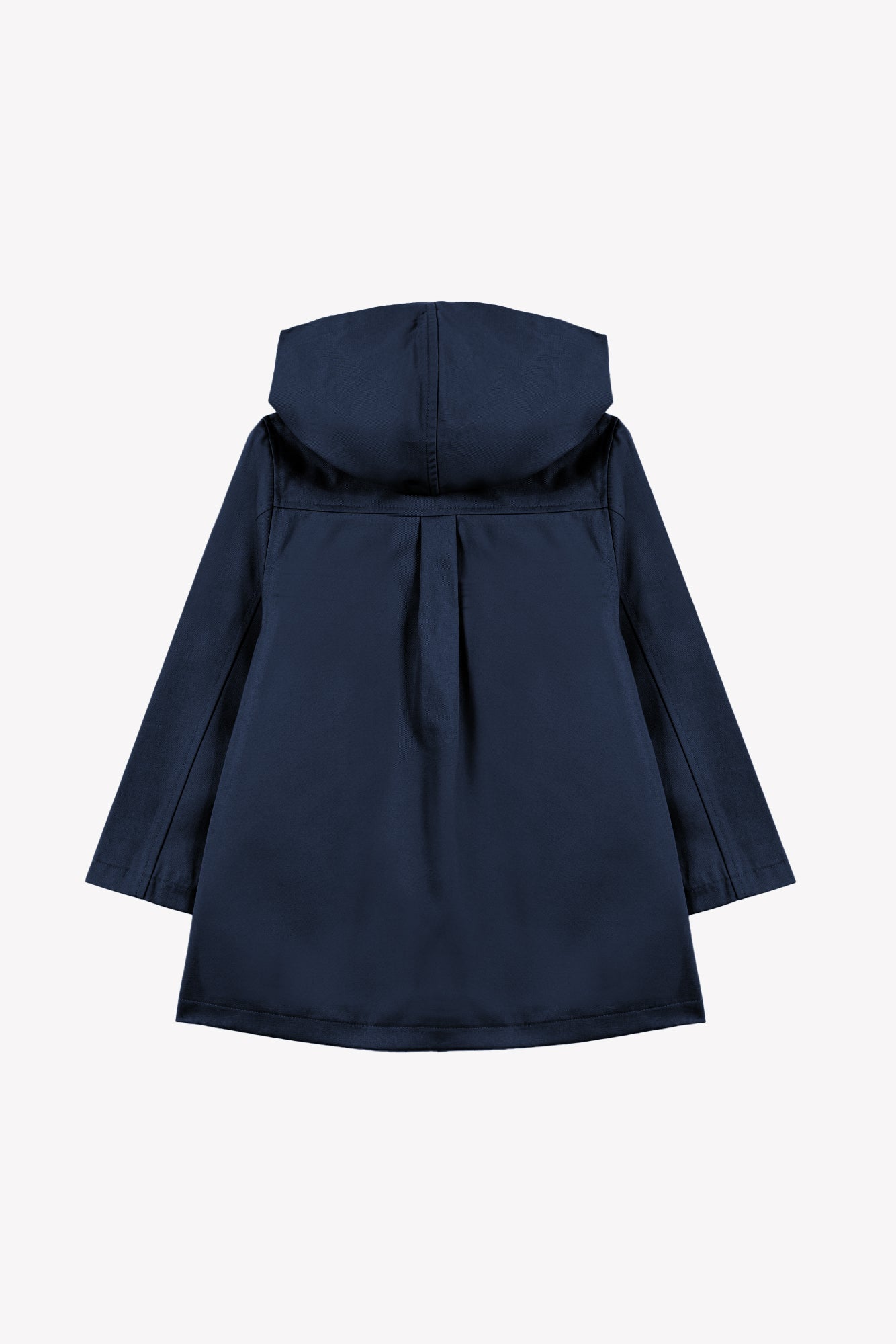 Gabardina 2 en 1 - Azul marino algodon Capucha