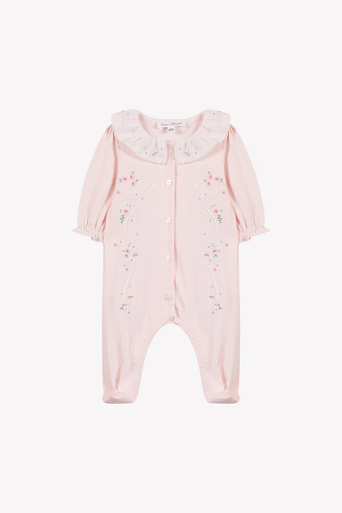 Pijama - Rosa pálido patrón de algodón Listón - Image principale