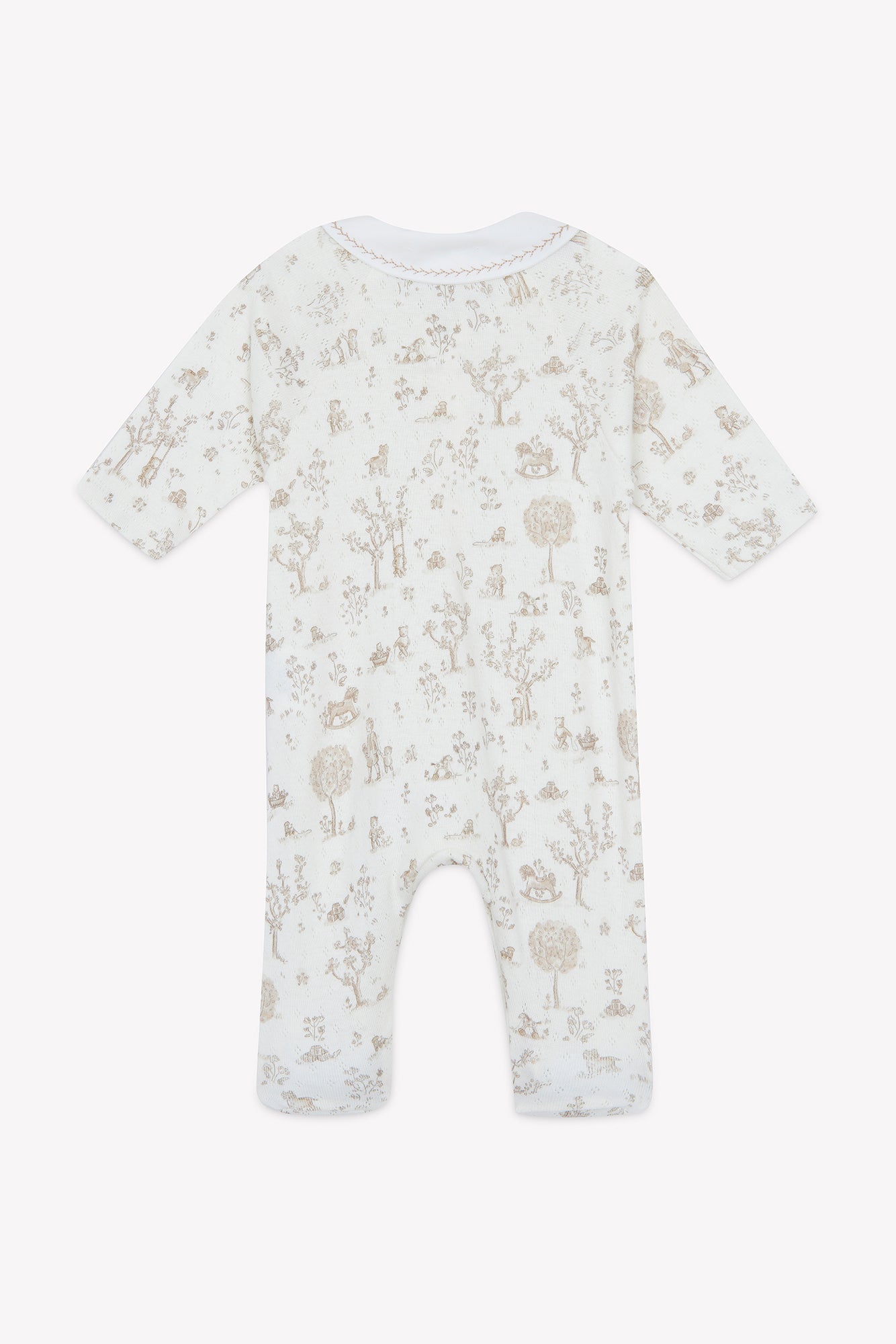 Pyjama - Ecru imprimé jardin fantastique