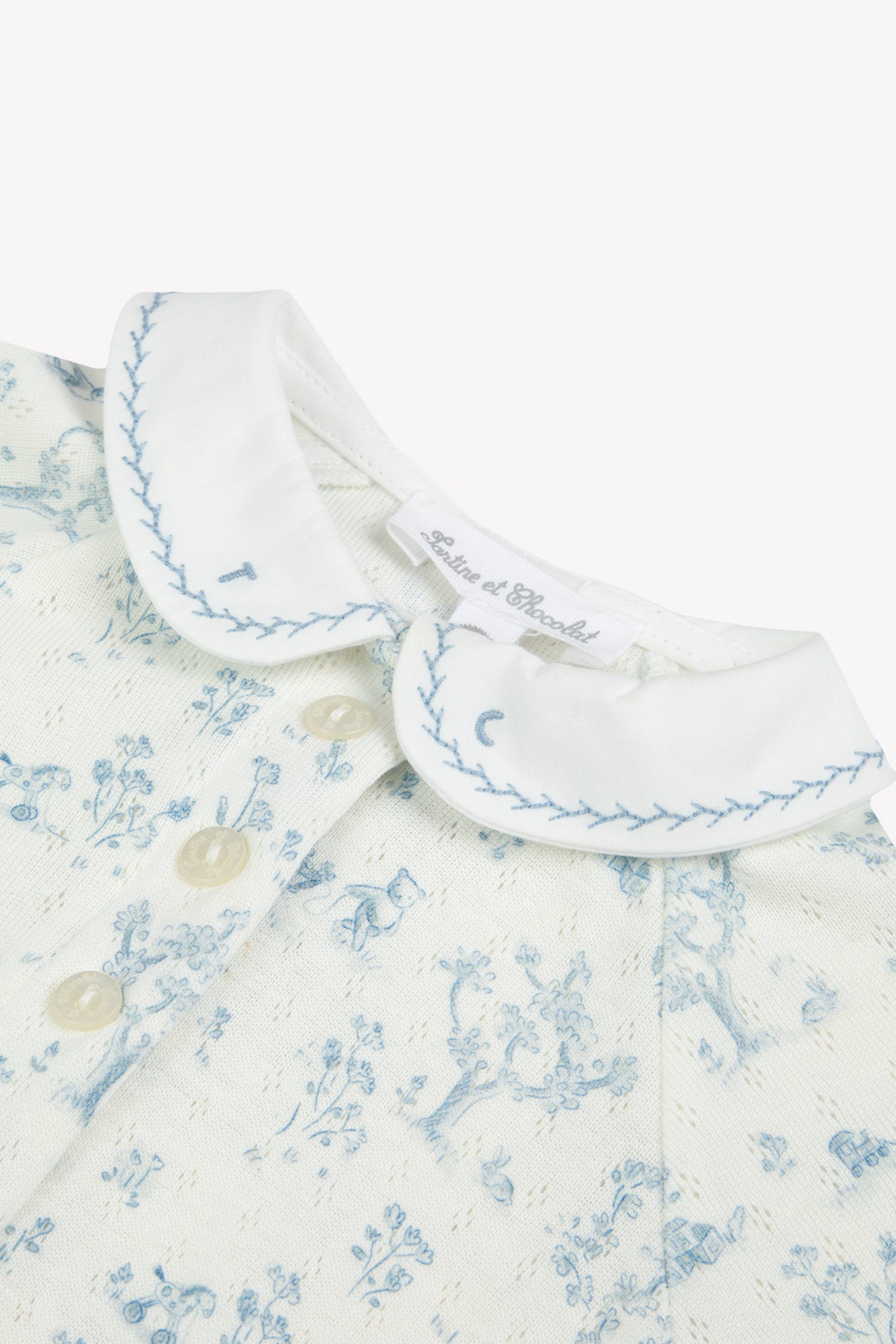 Pyjamas - Hellblau DruckFantasiegarten