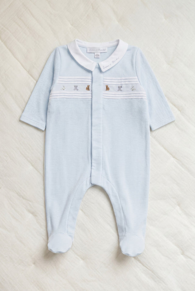 Pyjama - Blanc coton motif animal - Image principale