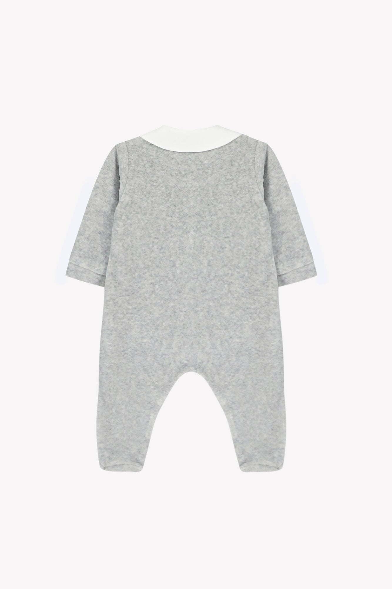 Pyjamas - Grau Hellvelour Falten religiös