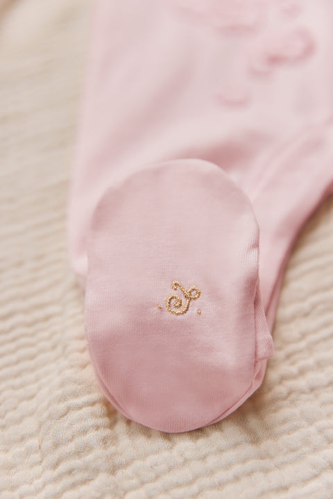 Pyjama - Rose pâle fleur relief - Image principale