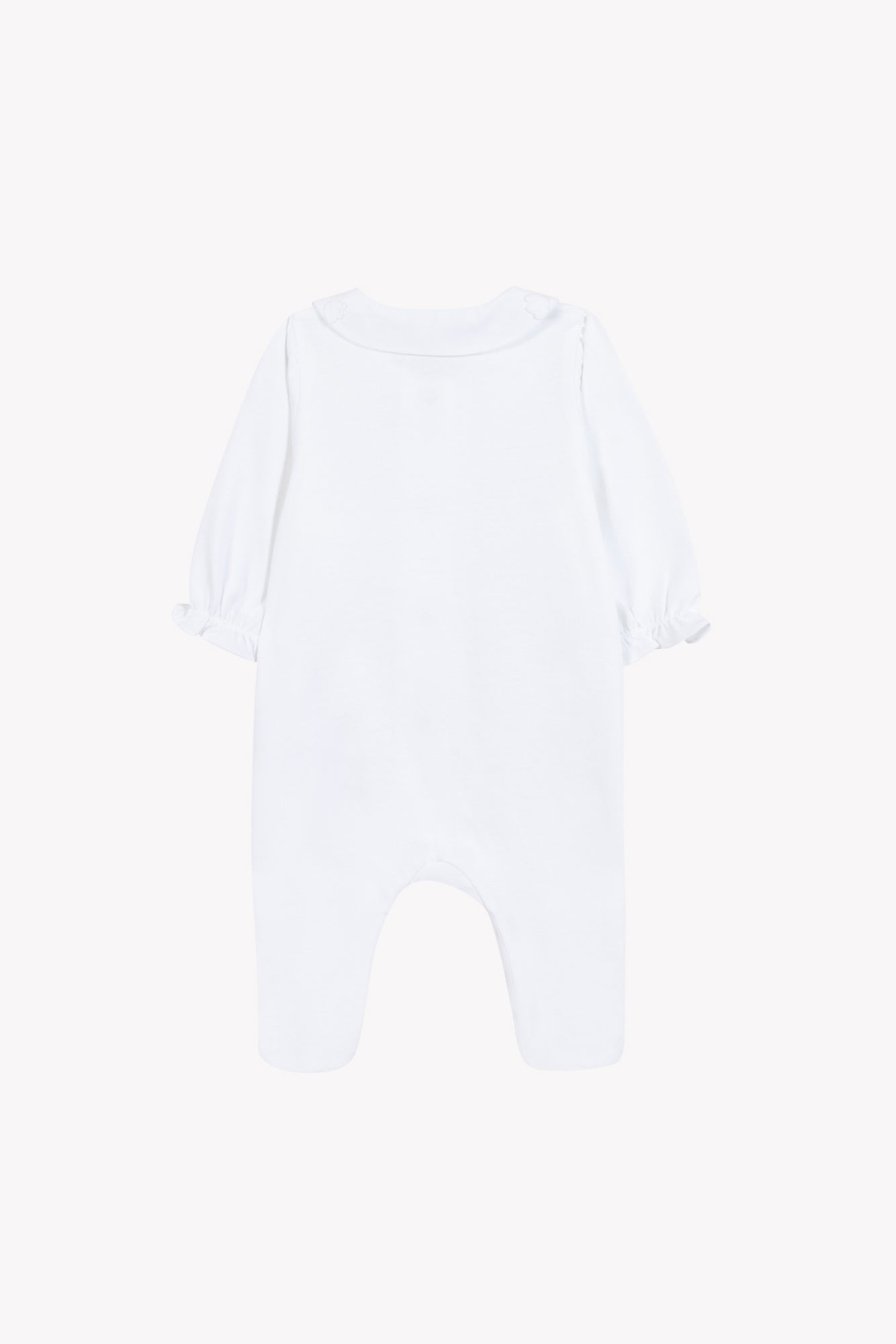 Pyjamas - Weiss Blumenrelief