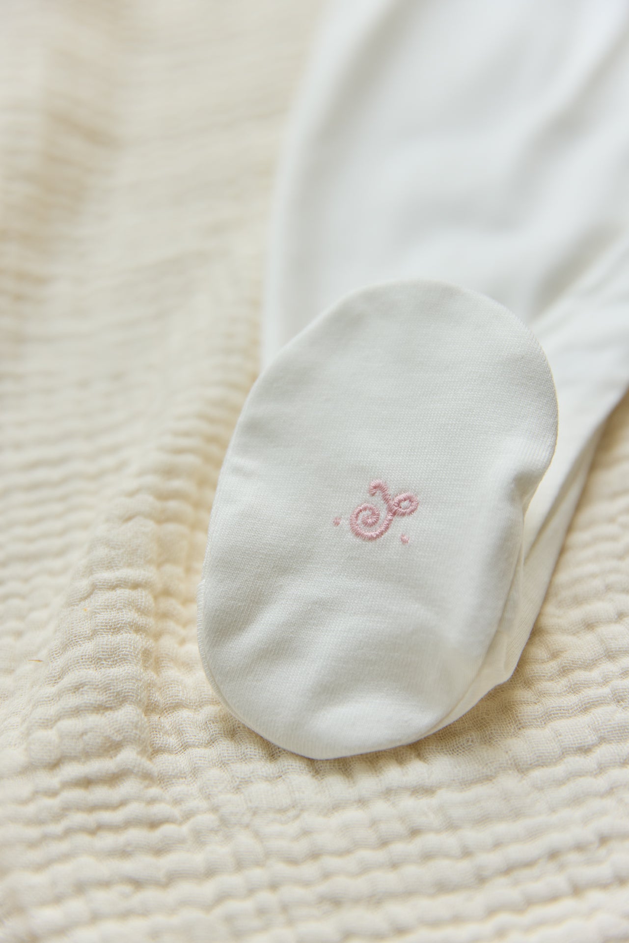 Pyjamas - Ecru Rüschenkragen