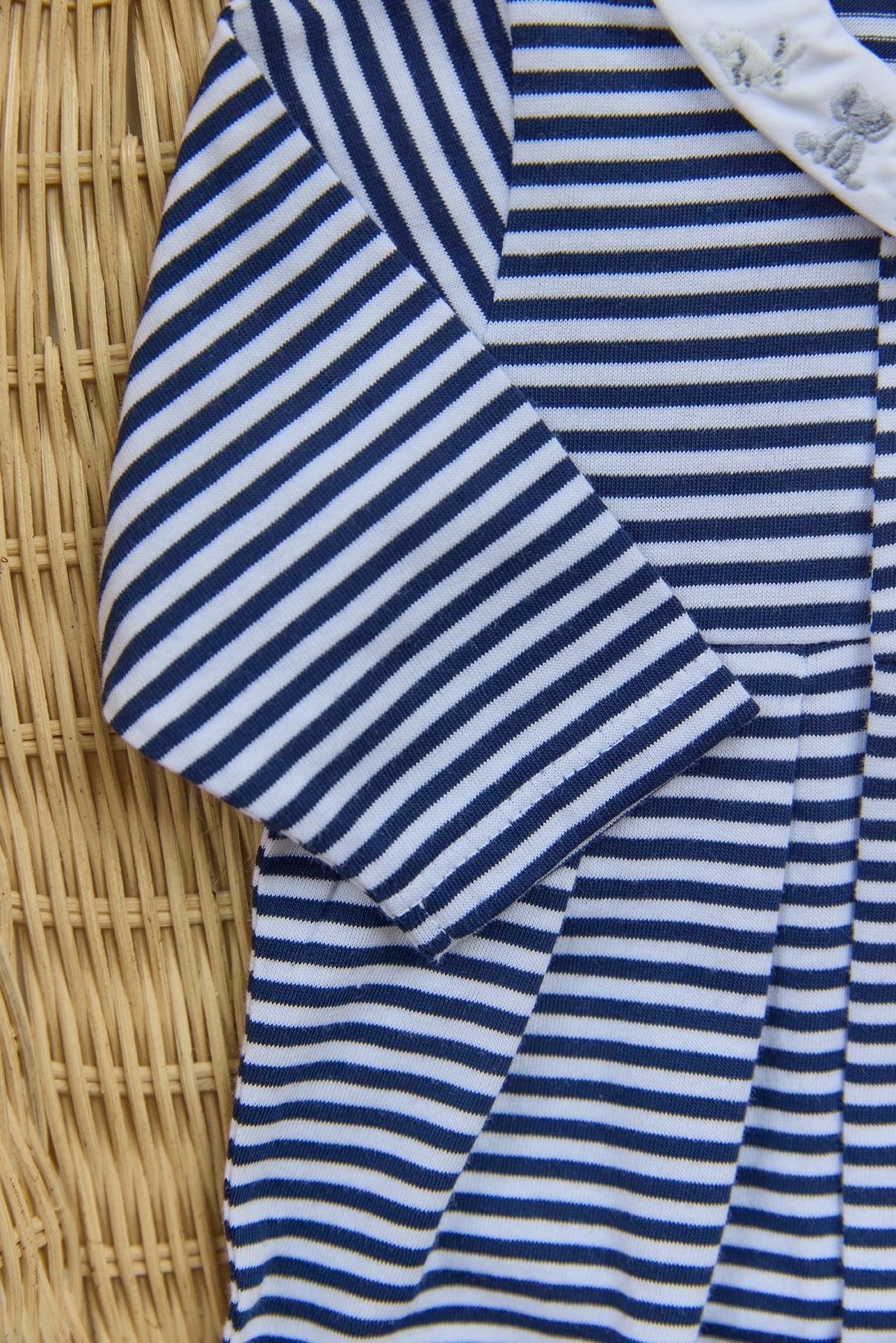 Pyjamas - Marineblau Streifens