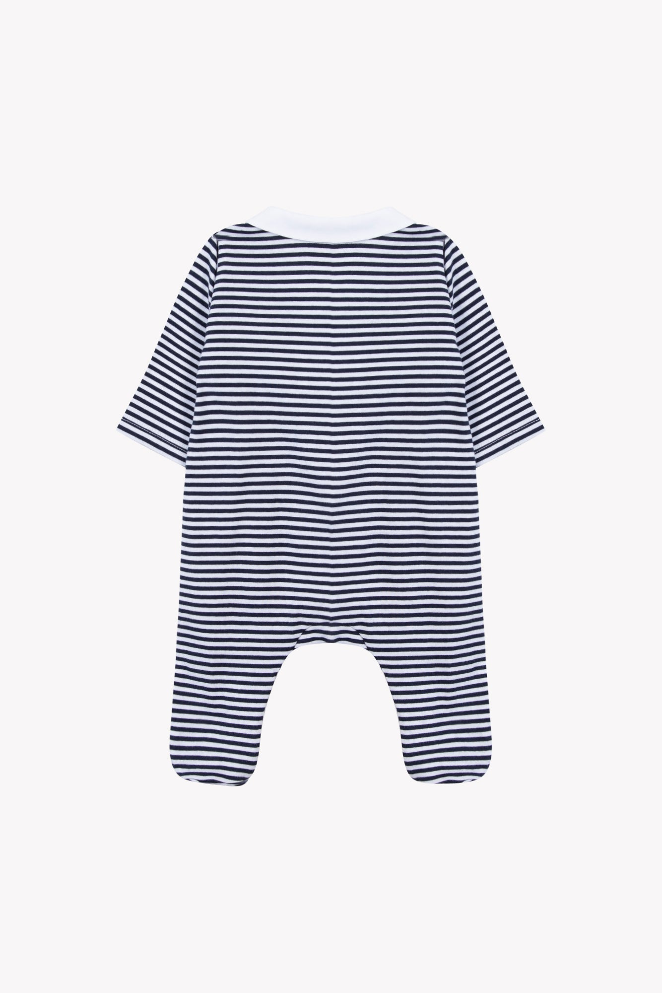 Pyjamas - Marineblau Streifens