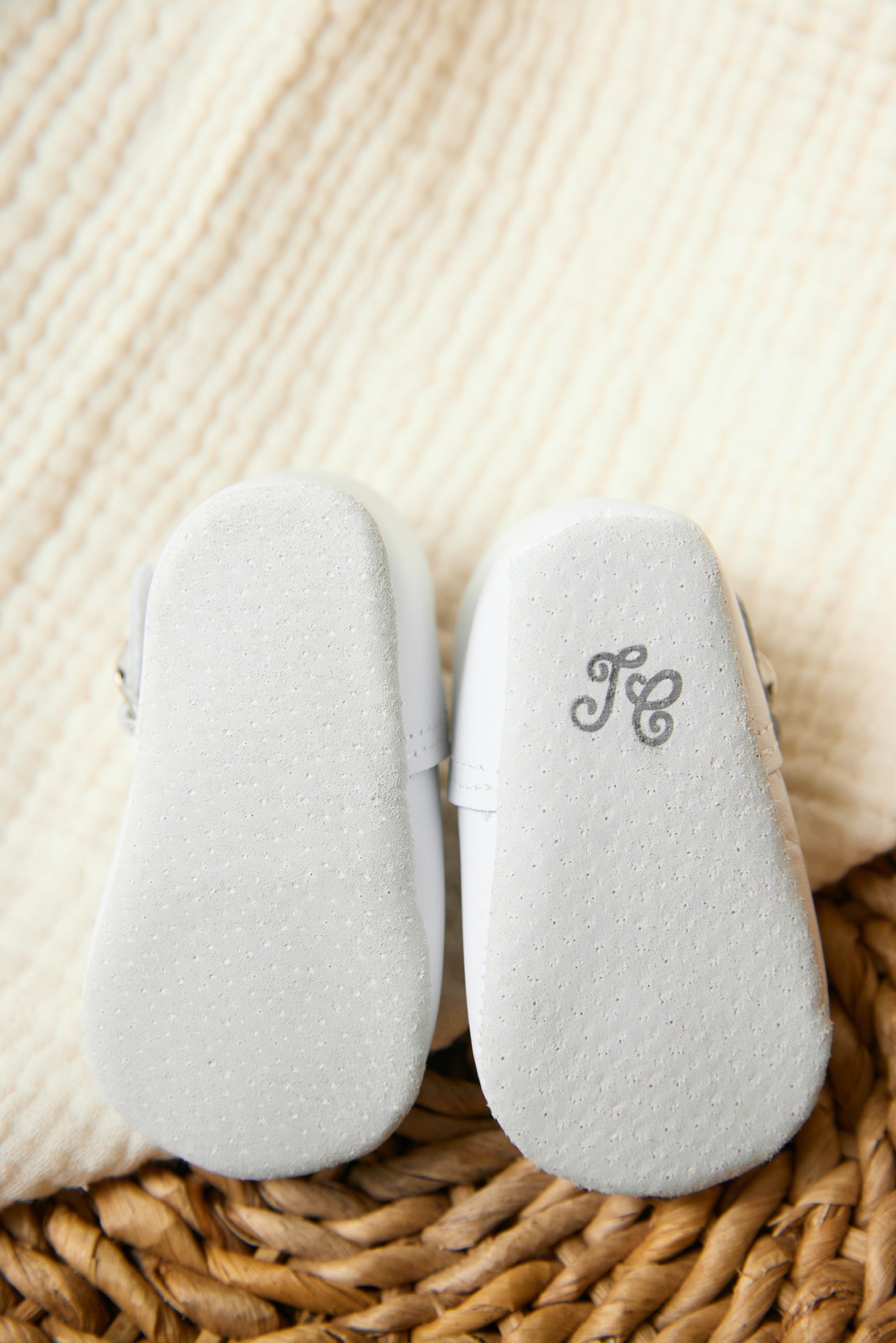 Chaussons Babies - Blanc ajouré