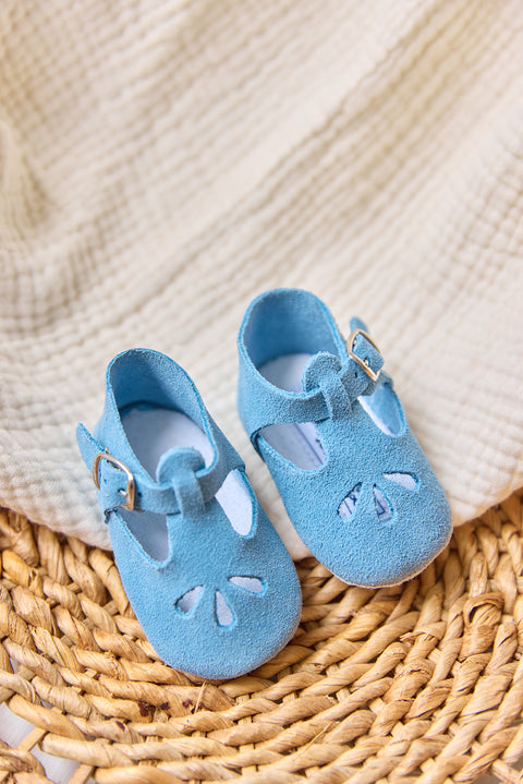 Babyslofjes - Blauw opengewerkte wolk - Image principale