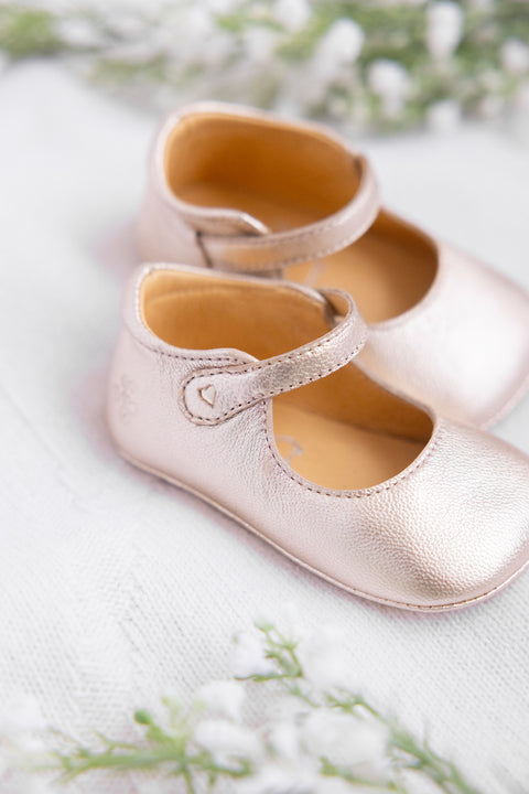 Chaussons - Cuir Doré - Image principale