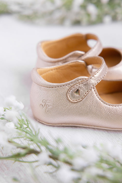 Chaussons - Cuir Doré - Image principale