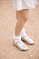 Ballerines Salomé - Cuir doré