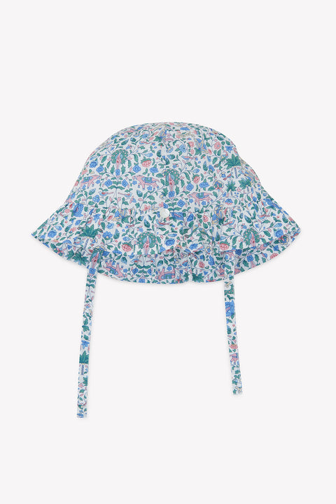 Bob- Blu navy tessuto stampato in cotone Liberty - Image principale