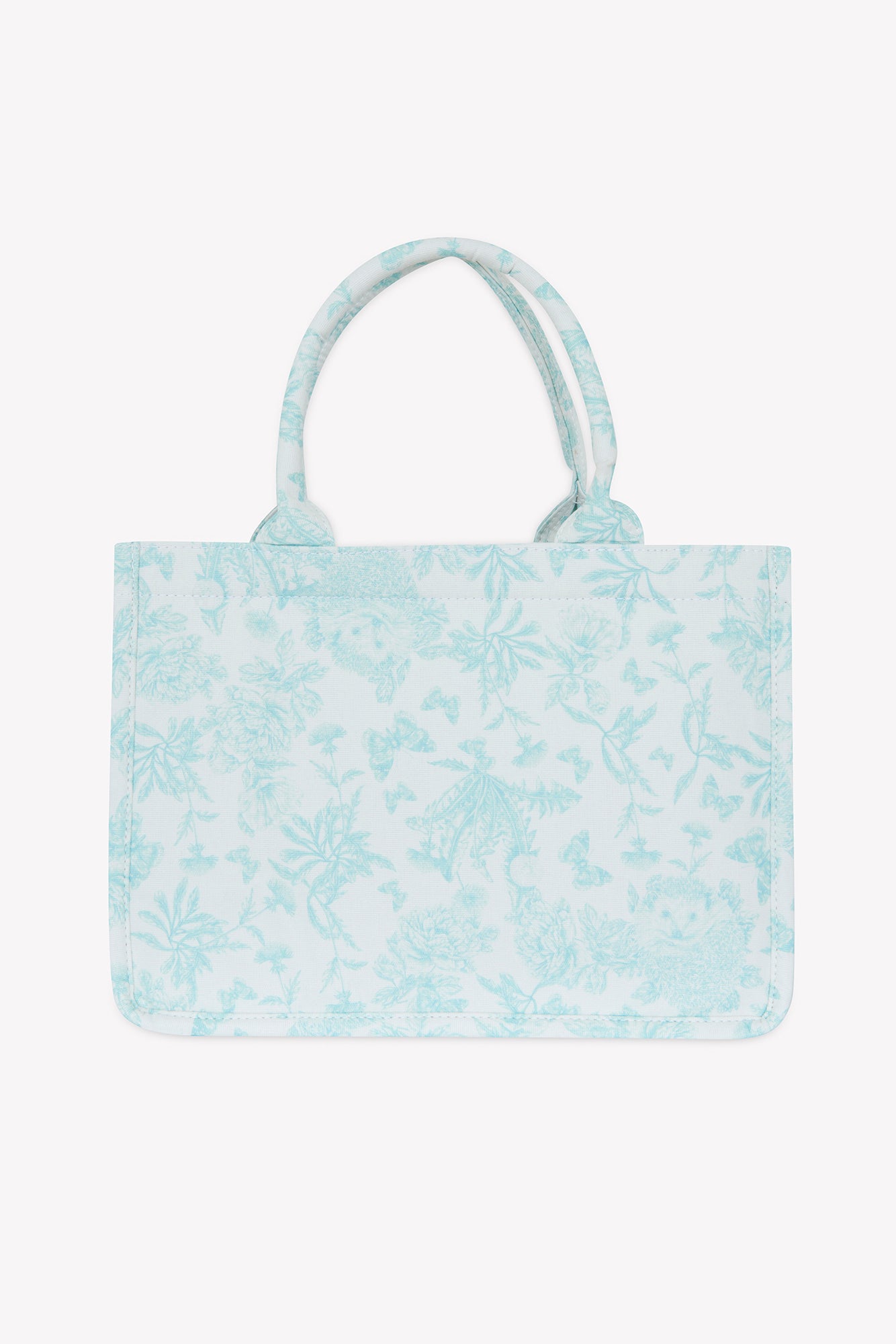 Kleine Einkaufstasche - Grün DruckInspiration Toile de Jouy