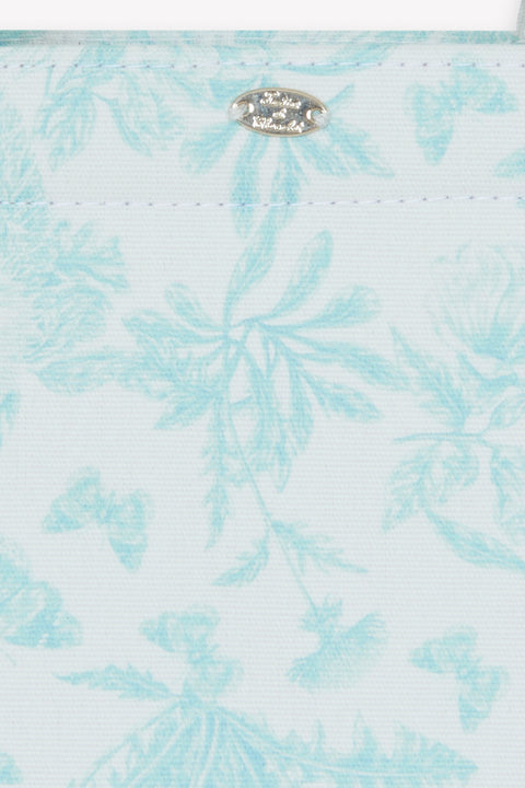 Kleine Einkaufstasche - Grün DruckInspiration Toile de Jouy - Image principale