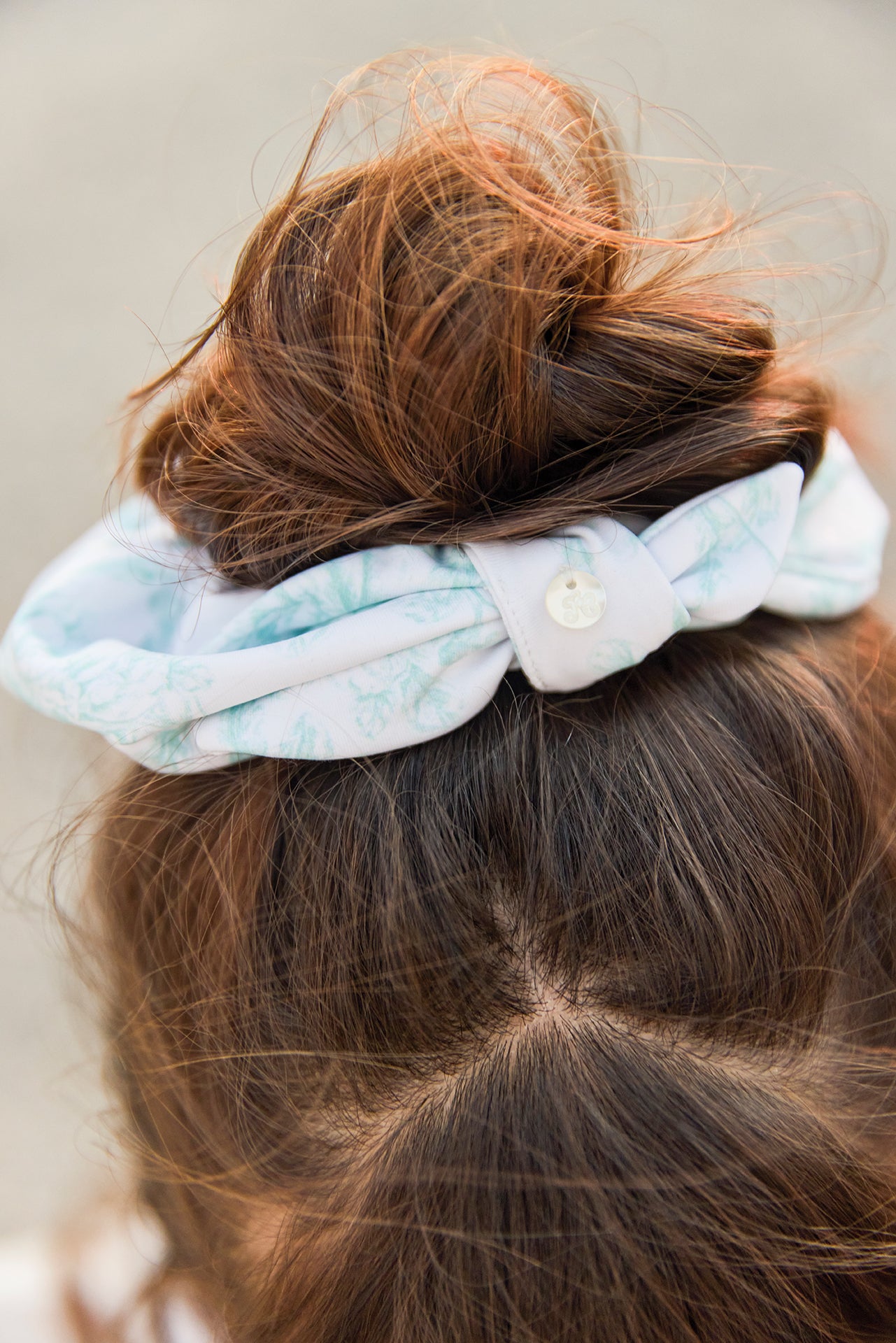 Haargummi - Grün DruckInspiration Toile de Jouy