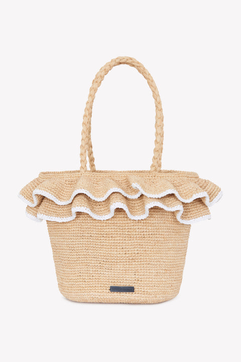 Korb - Beige Rüschenbast - Image principale