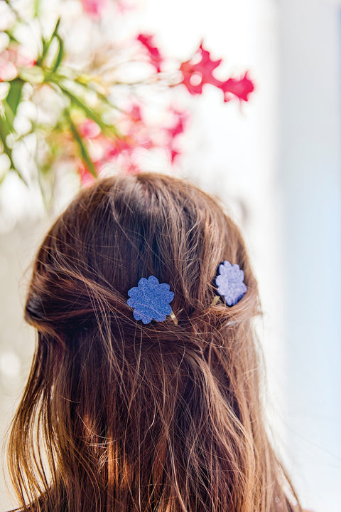 Ferma capelli - Blu elettrico Paillettes - Image principale
