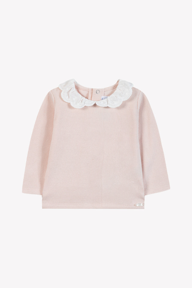 Sous-pull - Rosée coton col volanté - Image principale