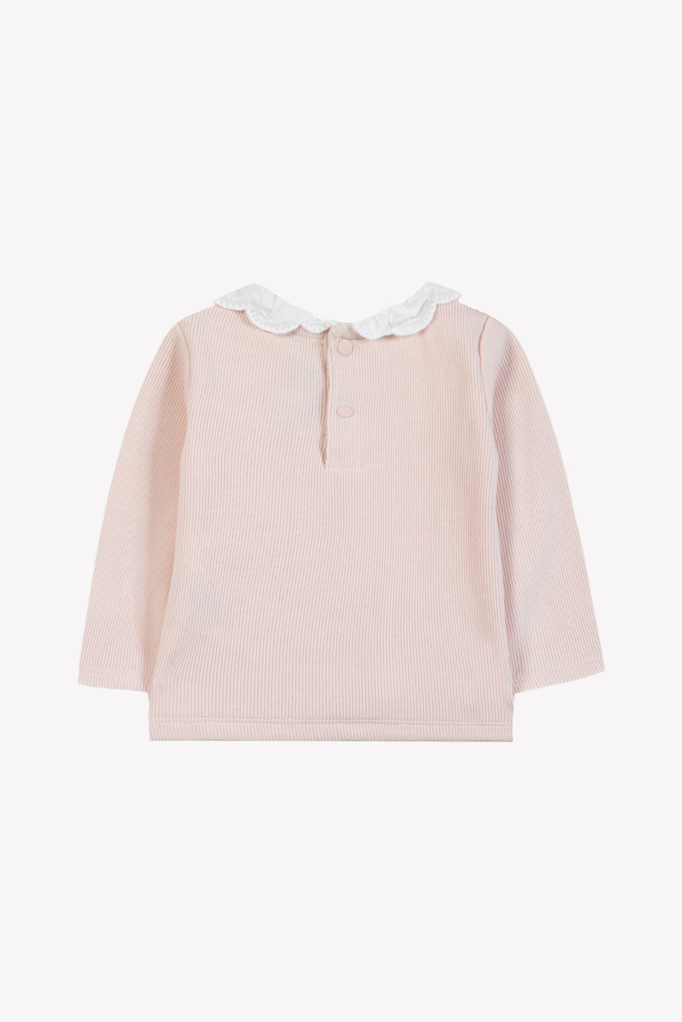 Sous-pull - Rosée coton col volanté