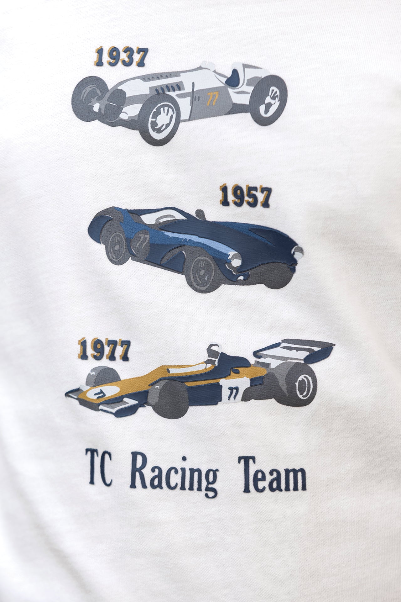 T-shirt - Moutarde coton imprimé