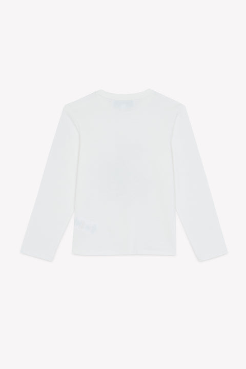 T-shirt - Bordeaux coton imprimé - Image principale