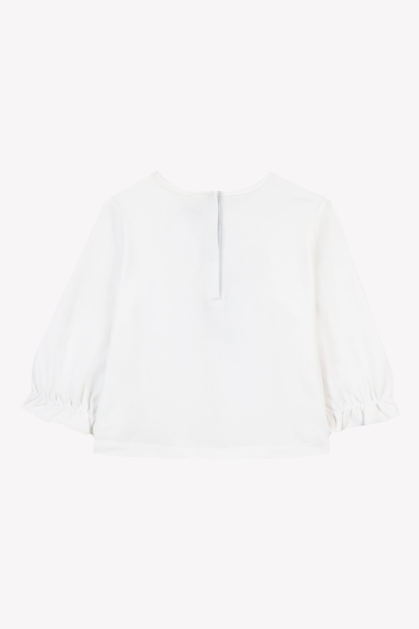 T-shirt - Ecru coton imprimé souris