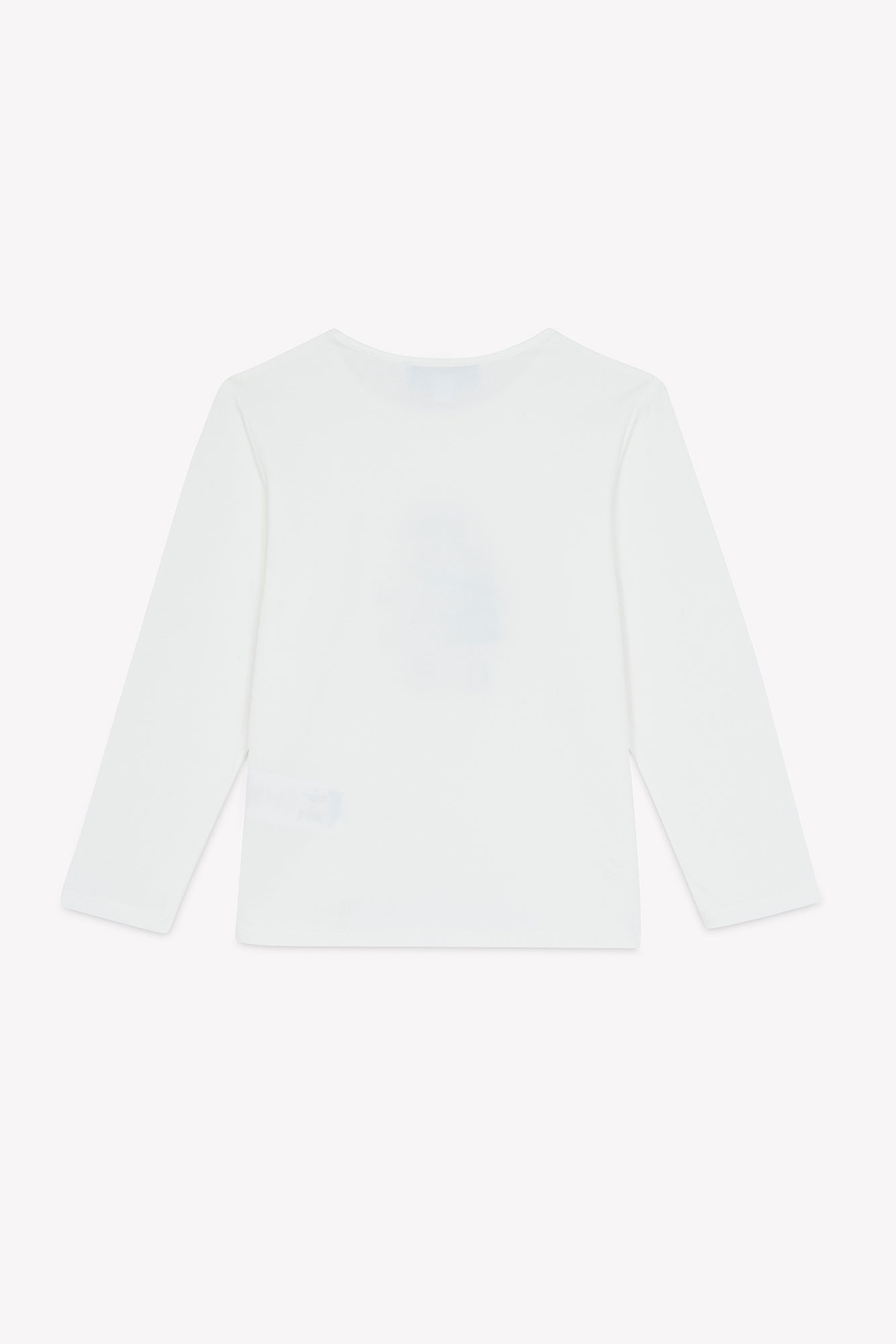 T-shirt - Marine coton col rond
