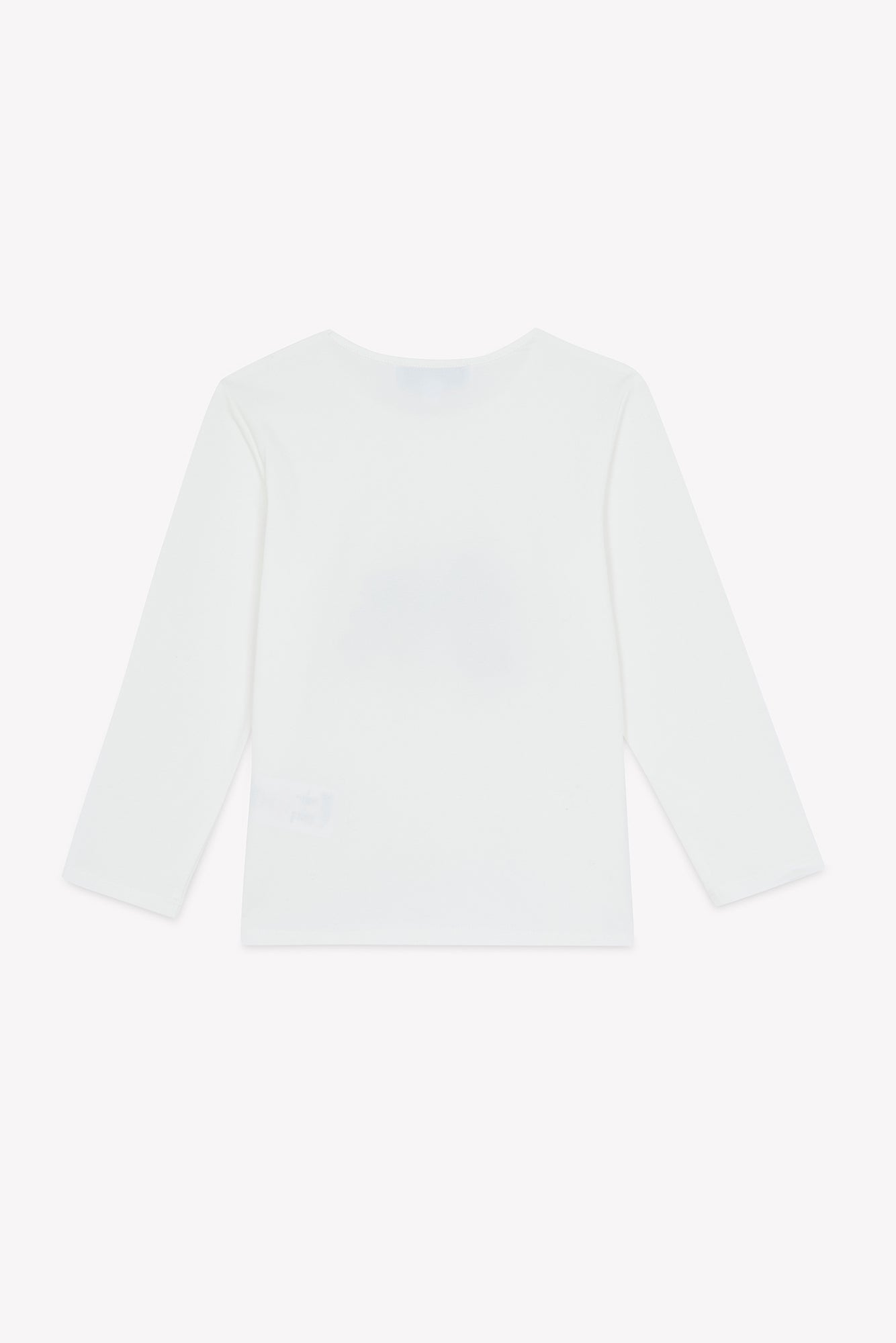 T-shirt - Blush coton col rond