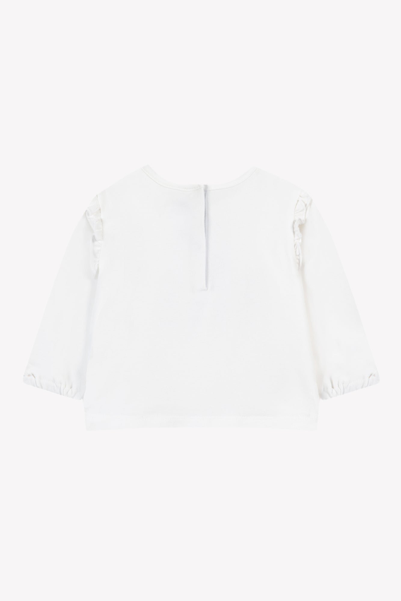 T-shirt - Ecru coton imprimé chien