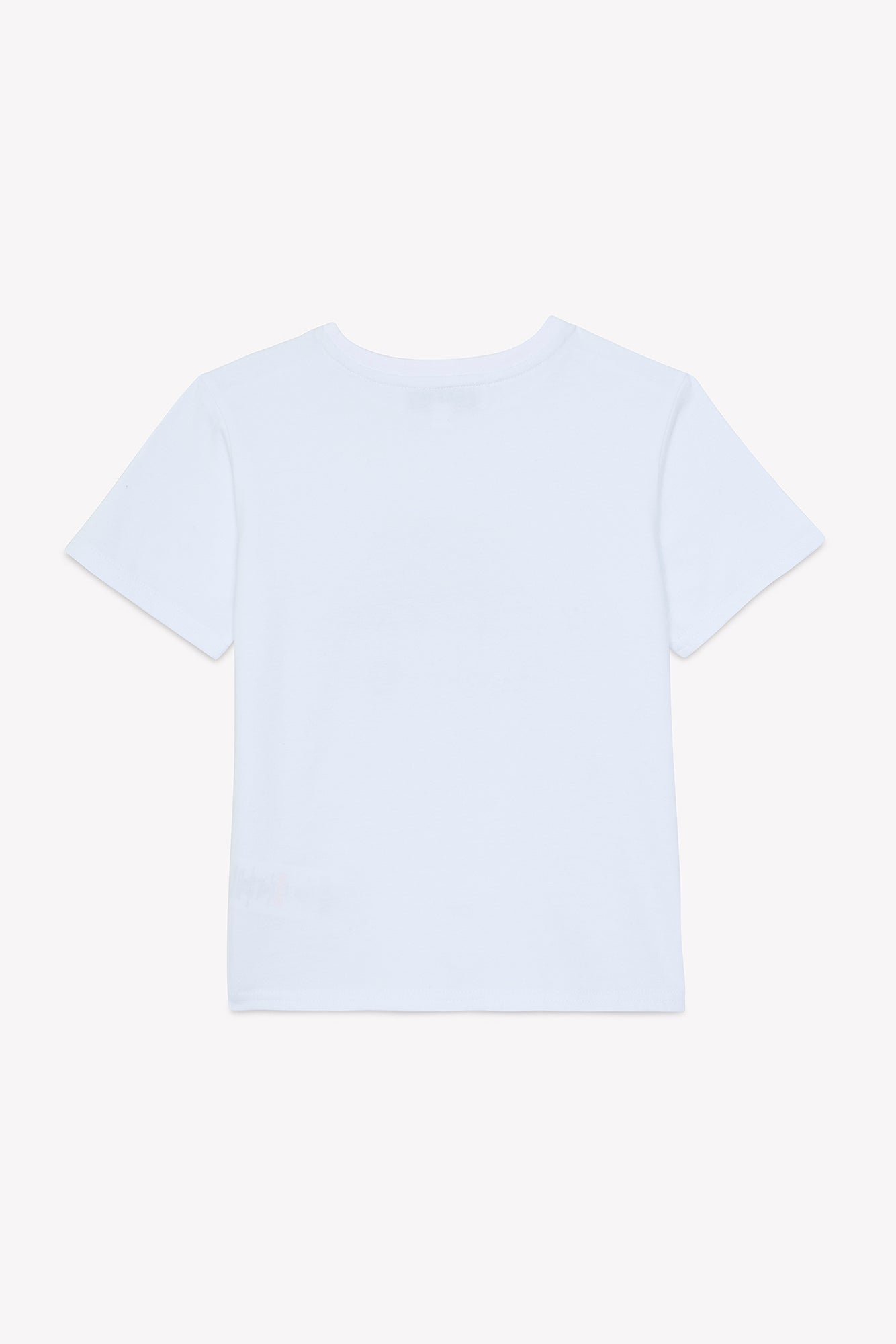 T-shirt - Blanc coton imprimé surf