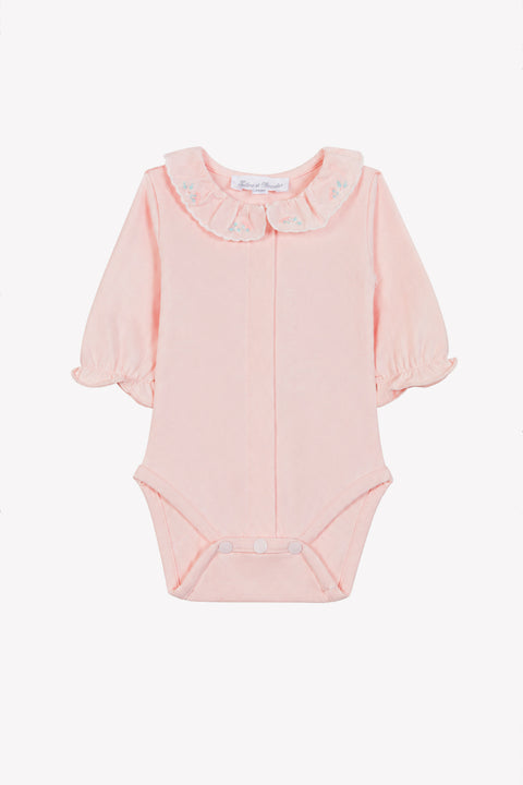 Body - Cotton dew Ruffled collar flowery - Image principale