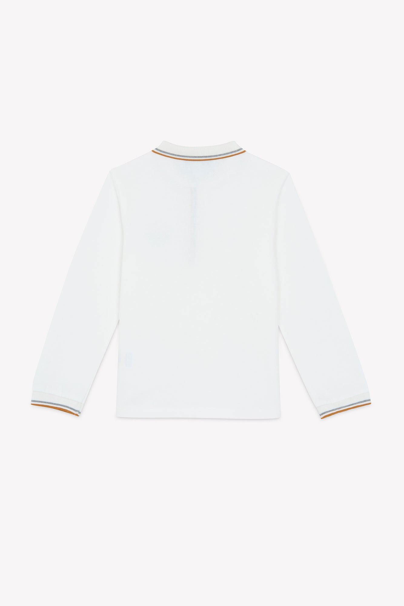 Polo - Gris chiné coton broderie TC racing