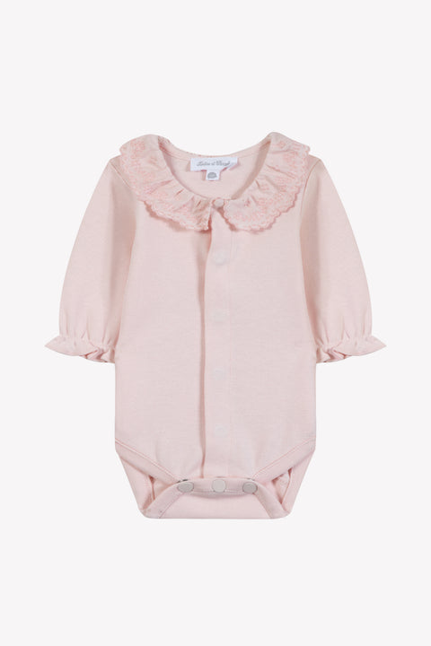 Body - Cotton dew Collar Embroidered ruffled - Image principale