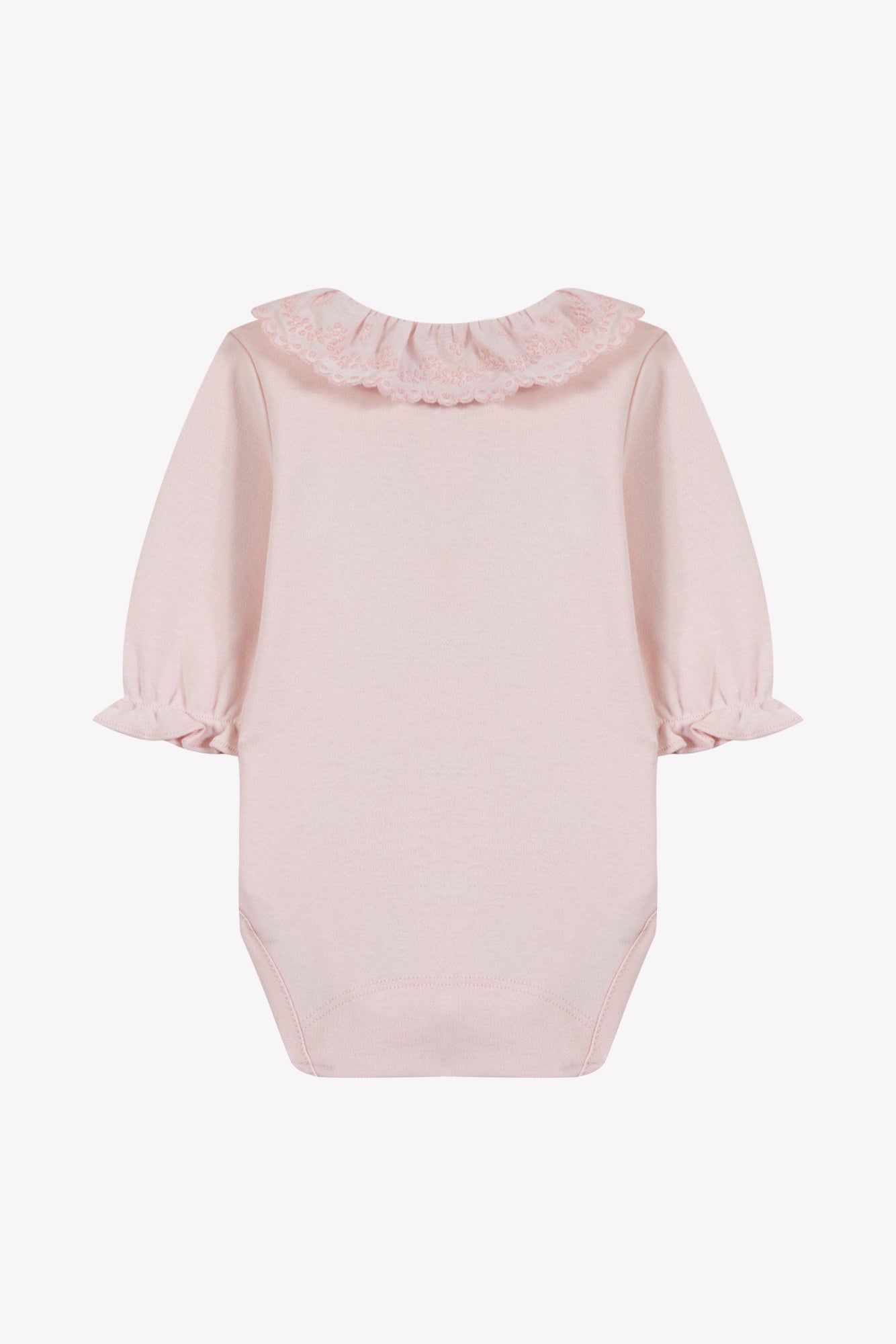 Body - Rosée coton col brodé volanté