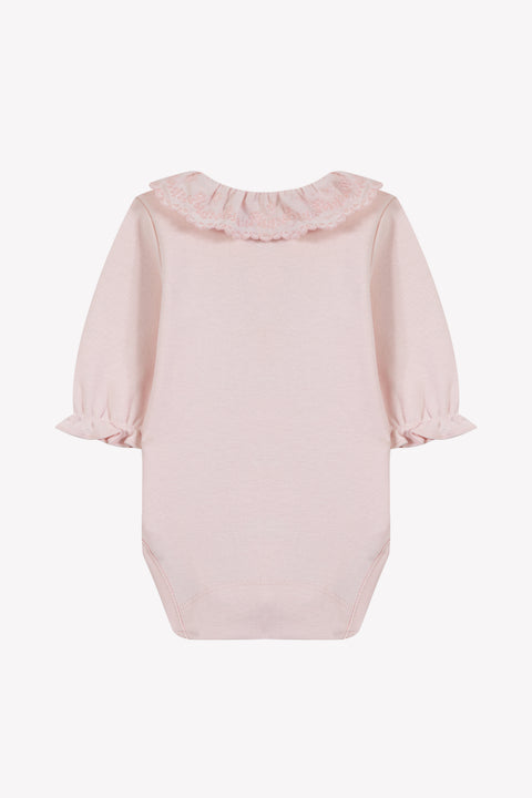 Body - Cotton dew Collar Embroidered ruffled - Image principale