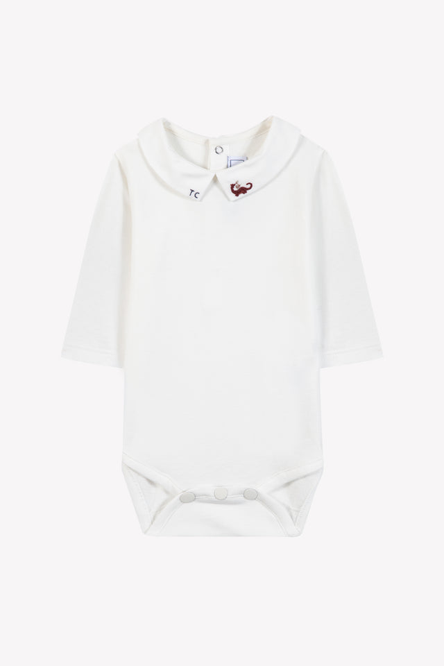 Body - Navy cotton Embrodery dinosaur - Image principale