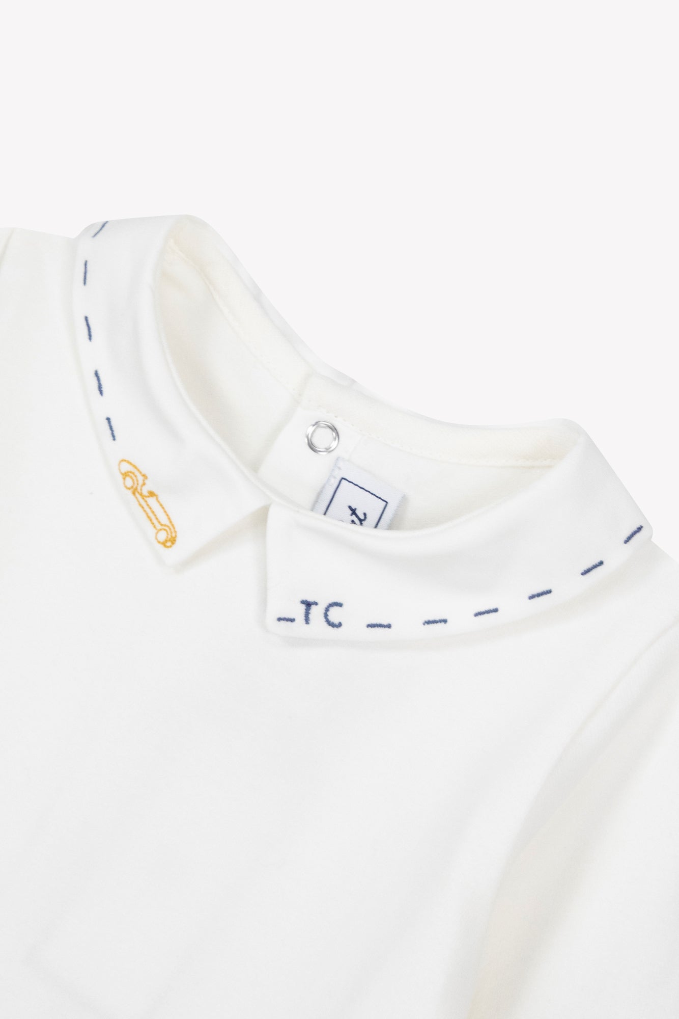 Body - Cotton mustard Embrodery car