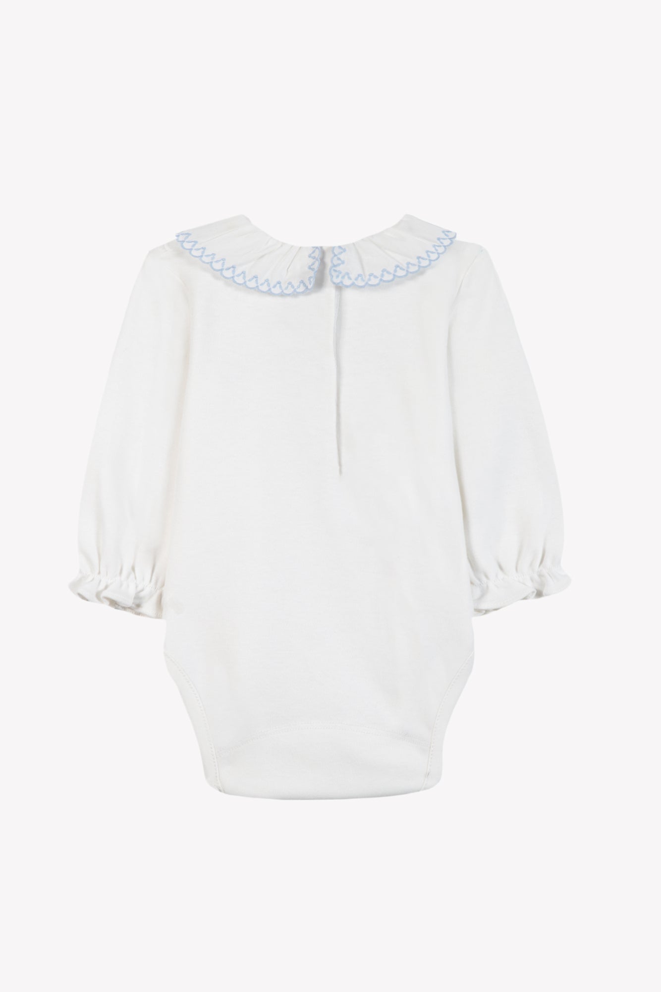 Body - Nuage coton col volanté broderie