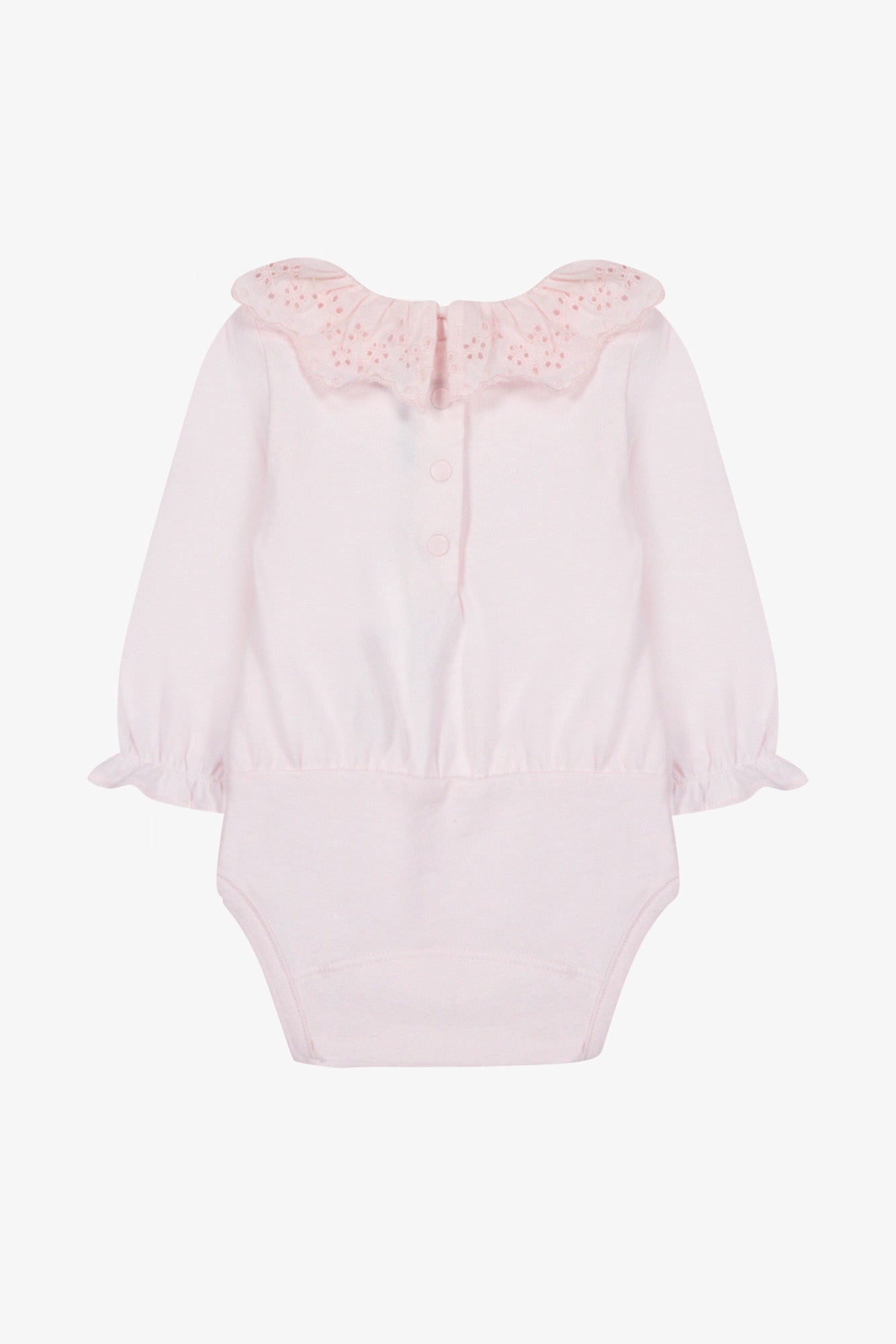 Body - Rosée coton col volanté broderie anglaise