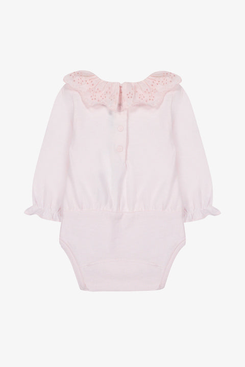 Body - Rosée coton col volanté broderie anglaise - Image principale