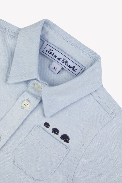 Chemise - Ciel coton col pointu broderie - Image principale