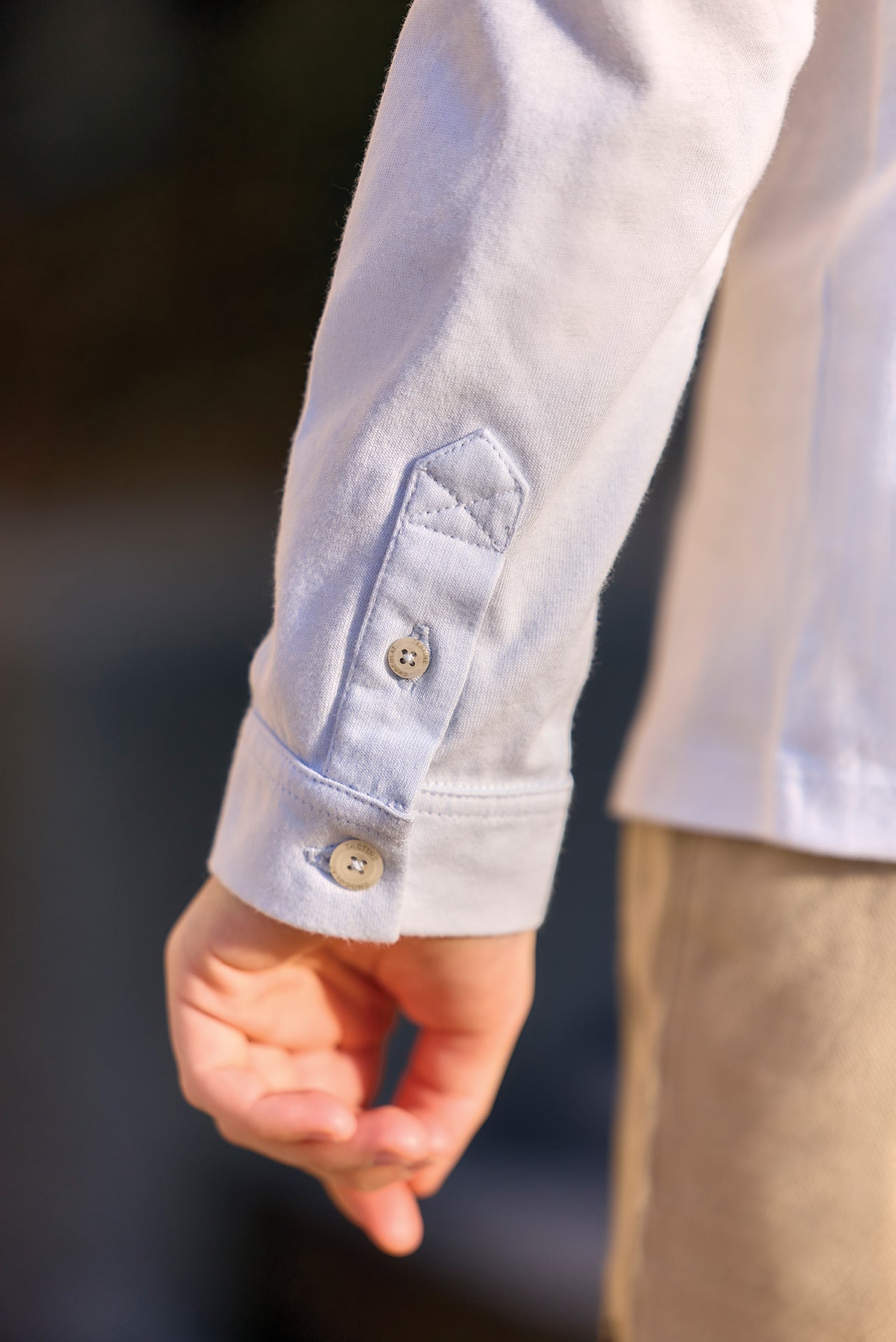 Chemise - Ciel coton col pointu broderie