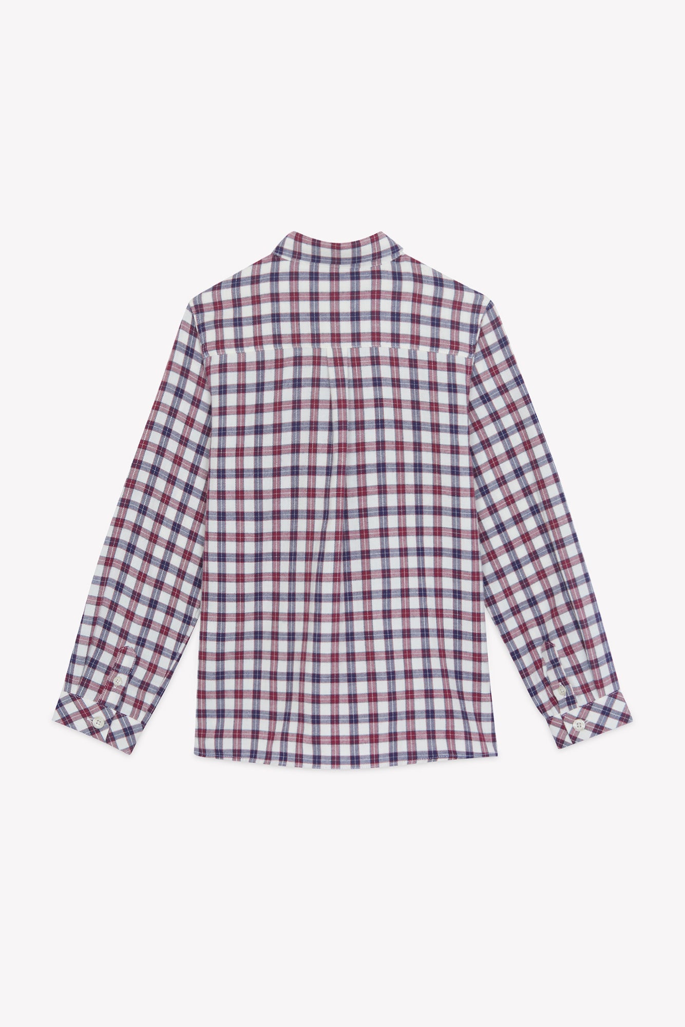 Camicia - Madreperla  cotone Scacchi